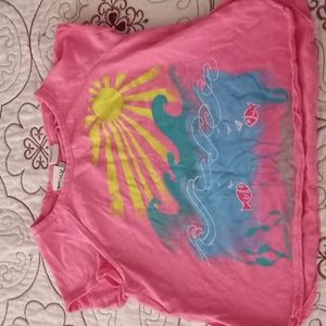 Cute Roxy girl pink shirt size 4